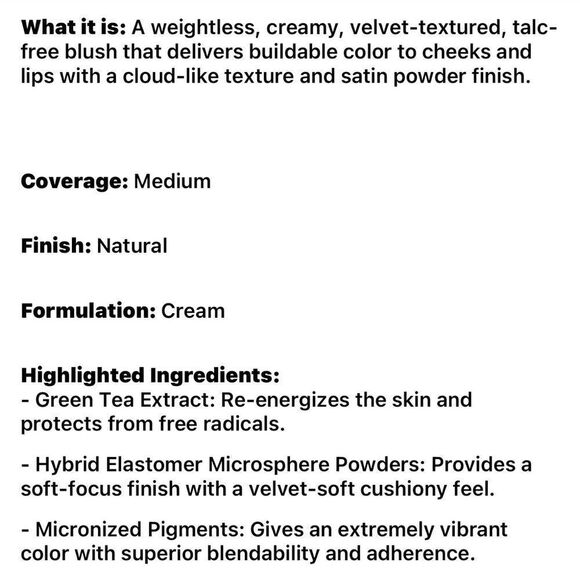 🌻 LAWLESS CHERRY PIE Bright cherry pink
Pinch My Cheeks Soft-Blur Cream Blush - Picture 5 of 7